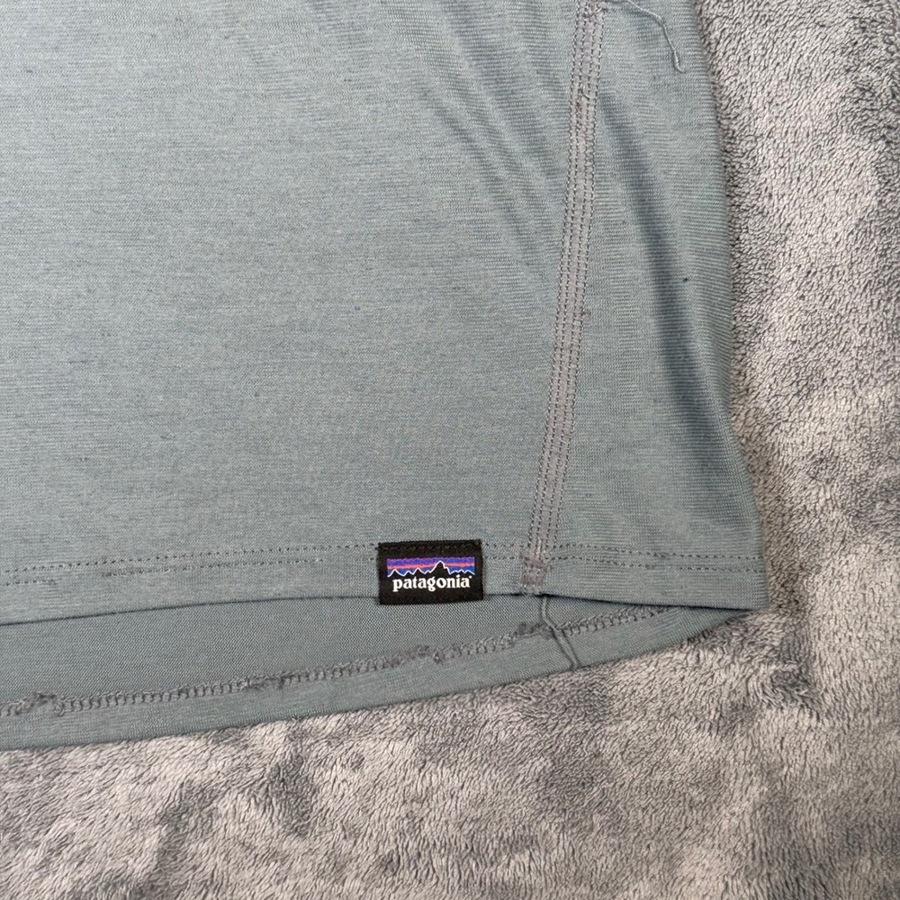 Lot of 2 Patagonia Capilene Cool Trail Mens L Alpine Adventures Blue Gray Shirts - Picture 15 of 16
